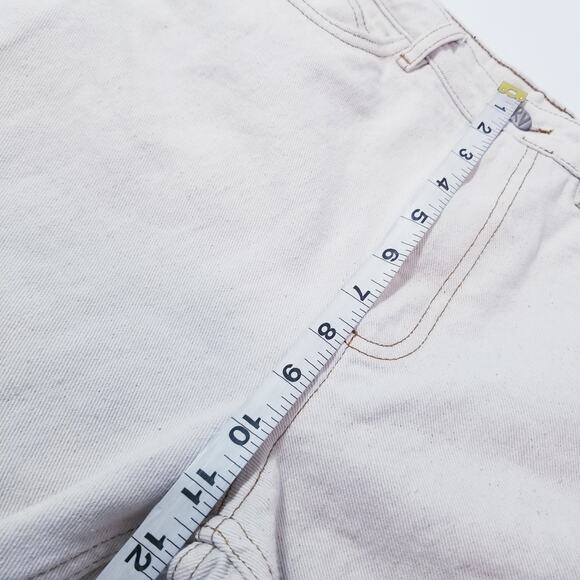 Reclaimed Vintage White Cream High Rise Jeans - Picture 7 of 12